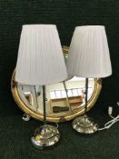 A pair of Ikea table lamps,