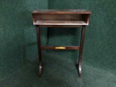 An inlaid rosewood hall table