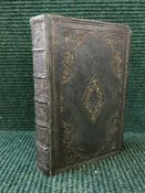 Chaucer to Beattie : Book of the Poets, Victorian decorative binding with steel engraving,