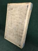 A large pine butcher's block