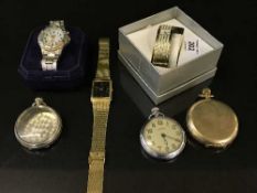 A quantity of wristwatches,