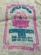 Two hessian sacks - TPM Best Chillies and Lotus Gold (2)