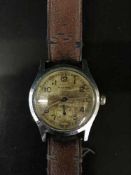A vintage Moeris military wristwatch
