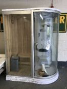 A combi shower sauna room (un-used)