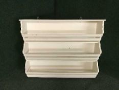 A painted pine Delft rack