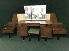 A mid 20th century G Plan five piece bedroom suite