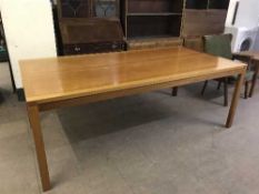 A mid 20th century teak office table