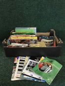 A case of newspapers and commemorative ephemera,