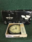 A large quantity of interior lighting, floor lamps, bulbs,