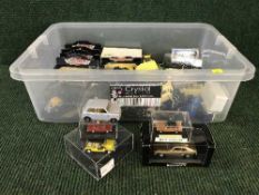 A box of die cast vehicles - Lledo,