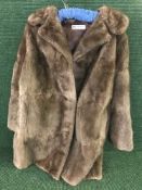 A lady's Coney fur coat