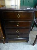 A Stag Minstrel four drawer chest