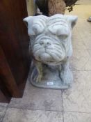 A Garden figure - Bulldog