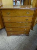 A Stag Minstrel five drawer chest