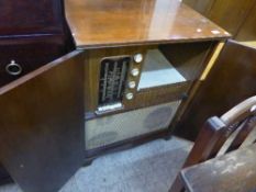 A Decca stereogram in mahogany case