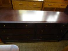 A Stag minstrel eight drawer chest