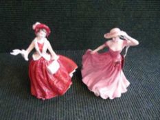 Two Royal Doulton figures - Christmas Day 1999 HN 4214 and Ellen Lady of the Year 1997 HN 3992