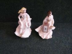 Two Royal Doulton figures - Spring Morning HN 3725 and Summer Breeze HN 3724