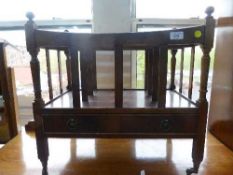 A mahogany Canterbury