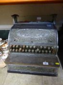 An early twentieth century American National Cash register with key
