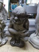A garden figure of Gollum