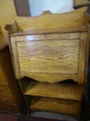 An oak lady's writing bureau