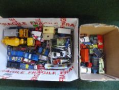 Three boxes of collection die cast vehicles - Chitty Chitty Bang Bang, James Bond 007 Lotus,