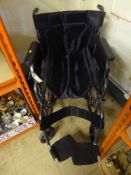 A folding light weight wheel chair