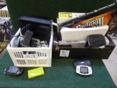 Two boxes of assorted computers and accessories including Playstation 3, Xbox 360, Psp,