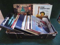 A box of lps including classical, easy listening etc.