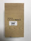 A Samsung Galaxy Note 3 (SM-N9005) 32 GB smart phone, in a sealed boxed with battery,