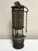 A Wolf miner's lamp