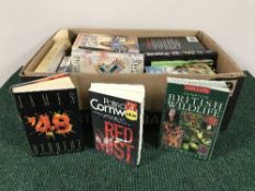 Three boxes of assorted books - antique reference,