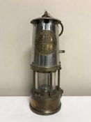 An Eccles Protector miner's lamp type GRS