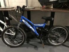 A boy's Trax TFS 20 front suspension mountain bike