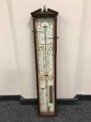 A mahogany cased Admiral Fitzroy barometer