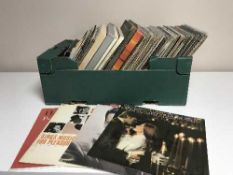 Two boxes of LP records - The Carpenters, The Shadows,