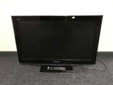 A Panasonic Viera 37 inch LCD TV with remote