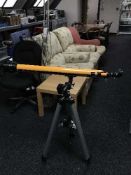 A Conustart-900 motor refractor telescope on stand