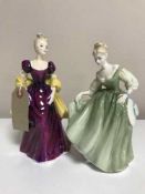 Two Royal Doulton figures - Loretta HN 2337 and Fair Lady HN 2193