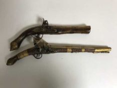 A 19th century style flintlock pistol,
