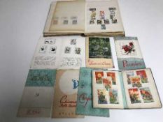 An album of Chinese stamps,
