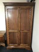 A Willis and Gambier double door wardrobe