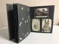 An album of first World War postcards, silks, song cards etc.