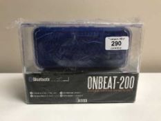 An Onbeat-200 bluetooth portable wireless stereo system ,