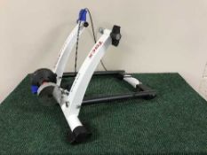 A Tacx Cirus cycle force bicycle trainer