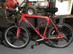 A Shogun front suspension mountain bike