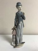 A Lladro figure - Charlie Chaplin