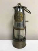 An Eccles Protector miner's lamp type GRS