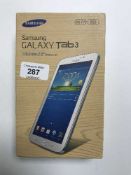 A Samsung Galaxy Tab 3(SM-T210) 8 GB smart phone, in a sealed boxed with battery,